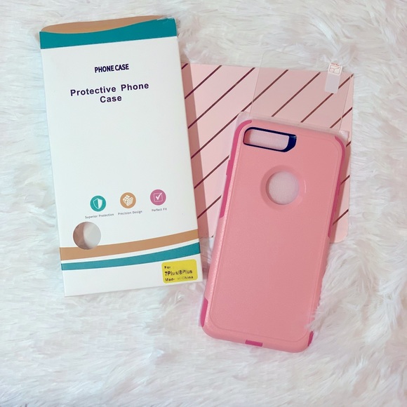 ✨NEW: Blue iPhone 7 / 8 cover | iPhone 7 / 8 cover with tempered glass screen - Picture 2 of 9